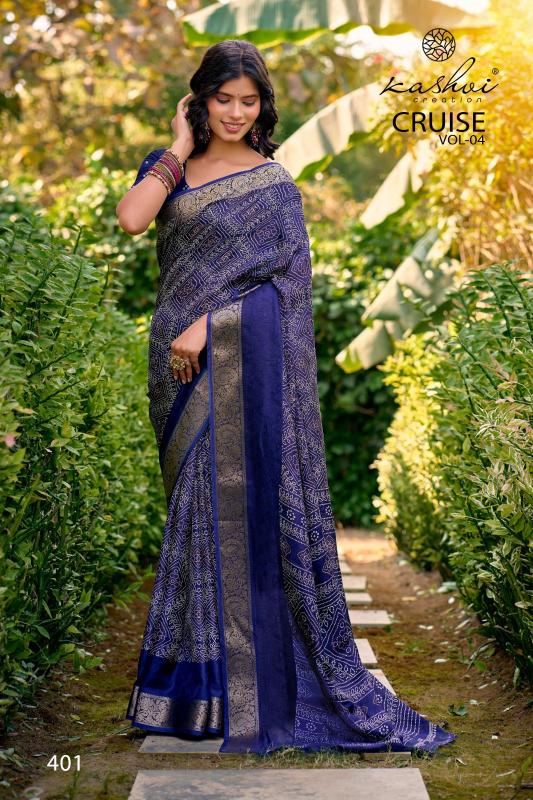 Kashvi Cruise Vol 4 catalog surat textile market sarees