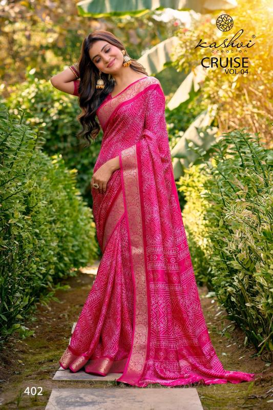 Kashvi Cruise Vol 4 catalog surat textile market sarees