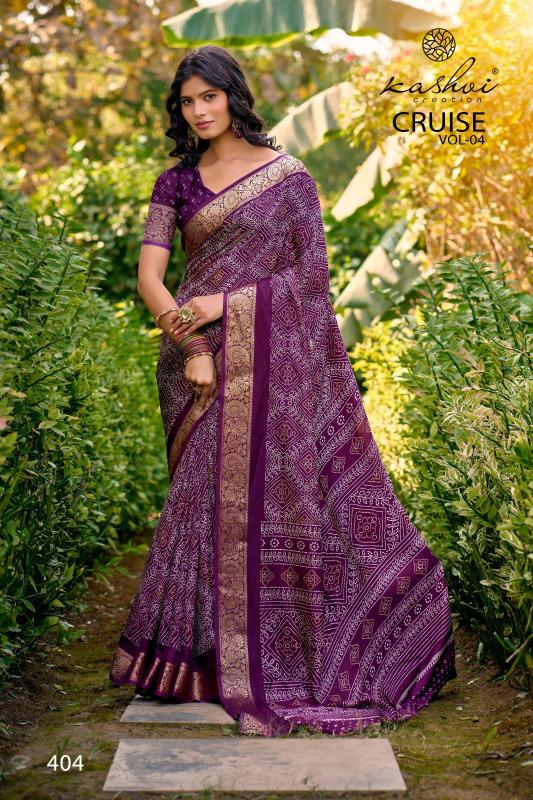 Kashvi Cruise Vol 4 catalog surat textile market sarees