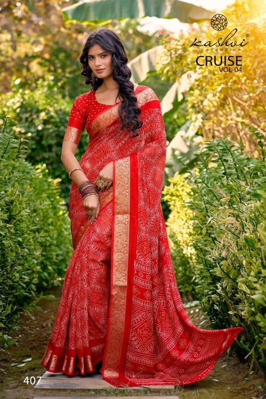 Kashvi Cruise Vol 4 catalog surat textile market sarees