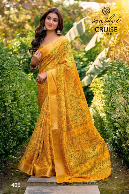 Kashvi Cruise Vol 4 catalog surat textile market sarees