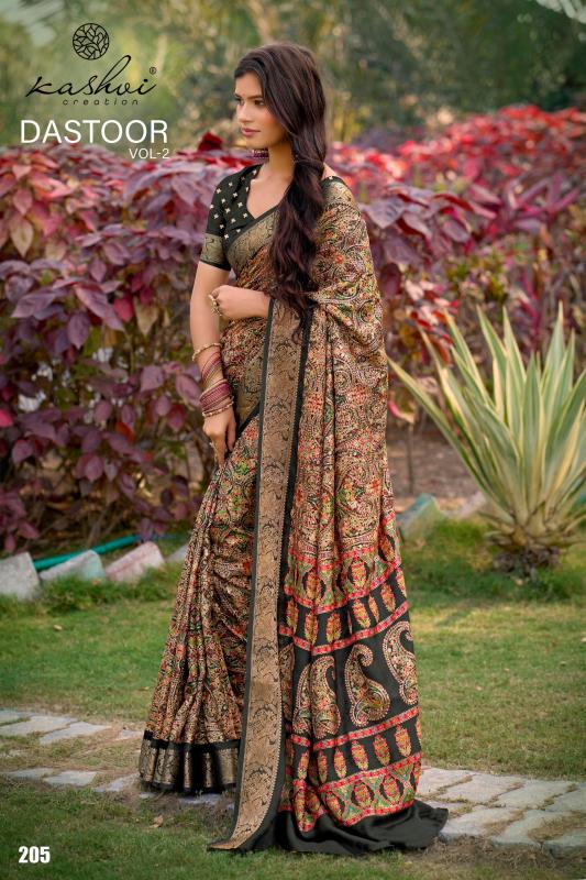 Kashvi Dastoor Vol 2 catalog surat plain sarees wholesale