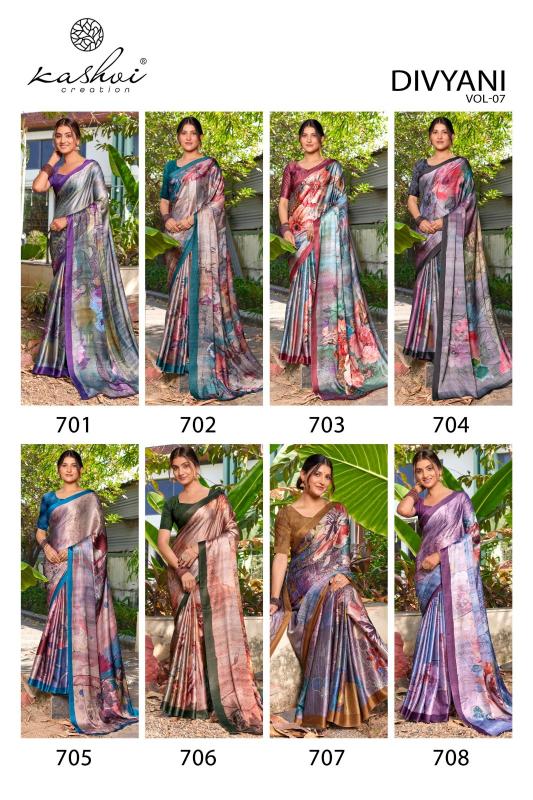 Kashvi Divyani vol 7 catalog indian sarees in surat
