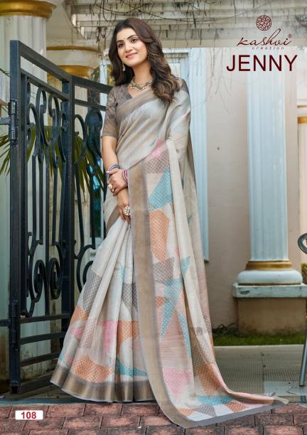 Kashvi Jenny catalog Casual Wear Saree wholesale rate