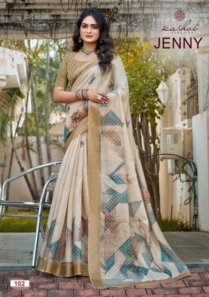 Kashvi Jenny catalog Casual Wear Saree wholesale rate