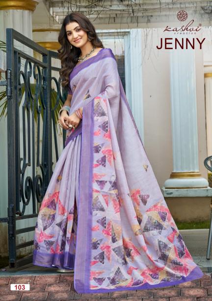 Kashvi Jenny catalog Casual Wear Saree wholesale rate