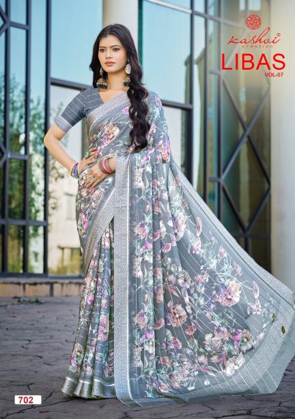 Kashvi Libas vol 7 catalog Casual Wear Saree