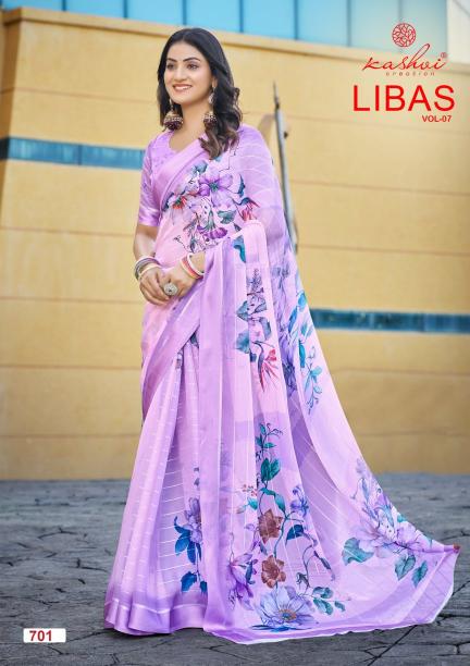 Kashvi Libas vol 7 catalog Casual Wear Saree
