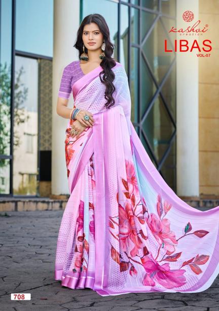 Kashvi Libas vol 7 catalog Casual Wear Saree