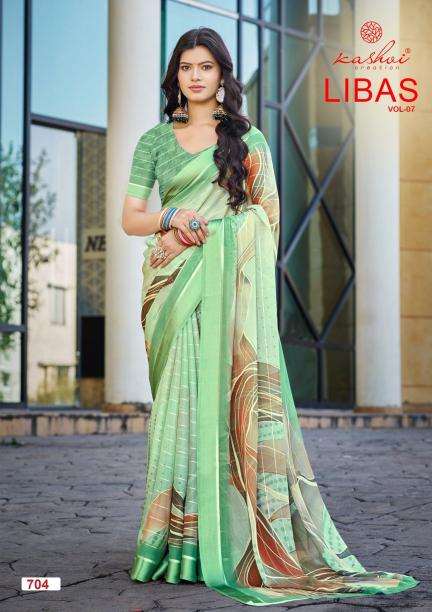 Kashvi Libas vol 7 catalog Casual Wear Saree
