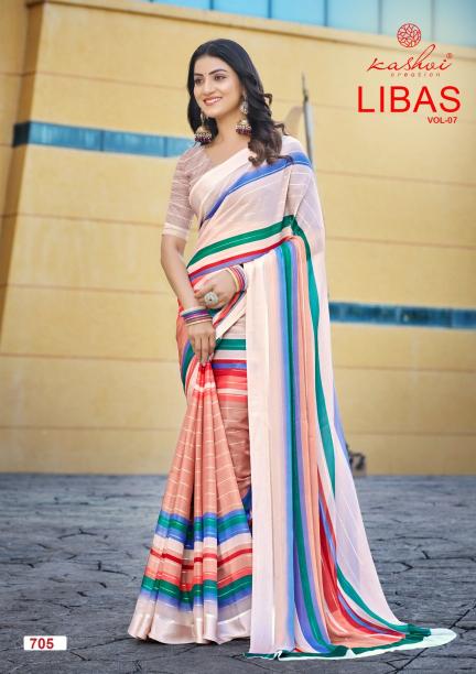 Kashvi Libas vol 7 catalog Casual Wear Saree