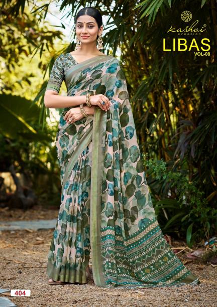Kashvi Libas Vol 8 catalog Printed Casual Wear Saree