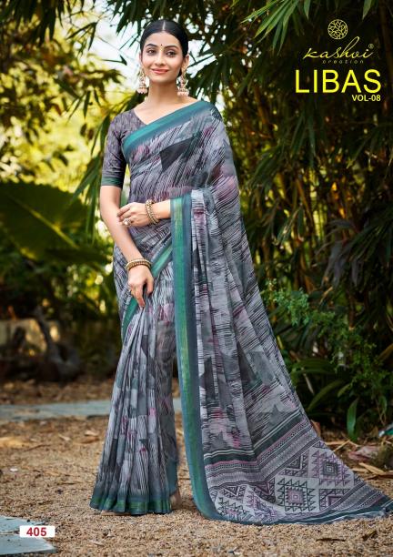 Kashvi Libas Vol 8 catalog Printed Casual Wear Saree