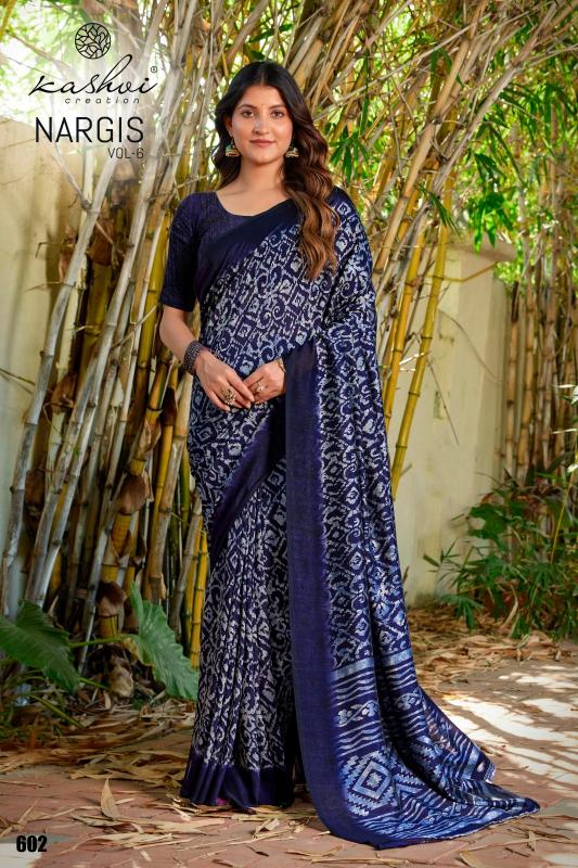Kashvi Nargis Vol 6 catalog adrshe market surat saree