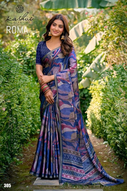 Kashvi Roma Vol 3 catalog wholesale saree for business surat