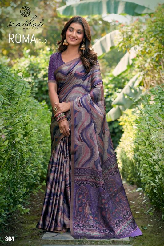Kashvi Roma Vol 3 catalog wholesale saree for business surat