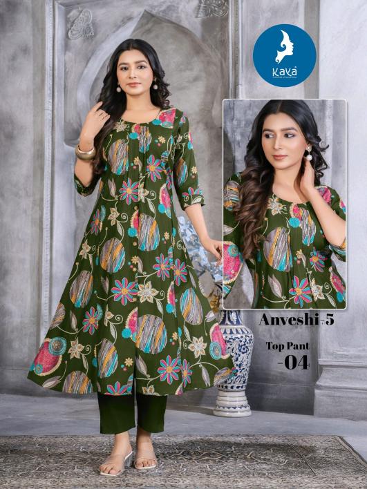 Kaya Anveshi Vol 5 catalog hopping kurtis india