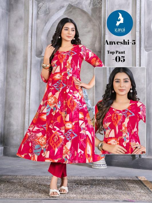 Kaya Anveshi Vol 5 catalog hopping kurtis india