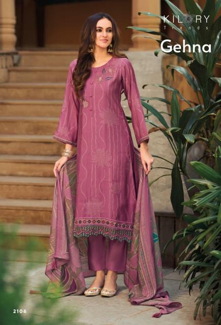 Kilory Gehna catalog salwar kameez materials wholesale