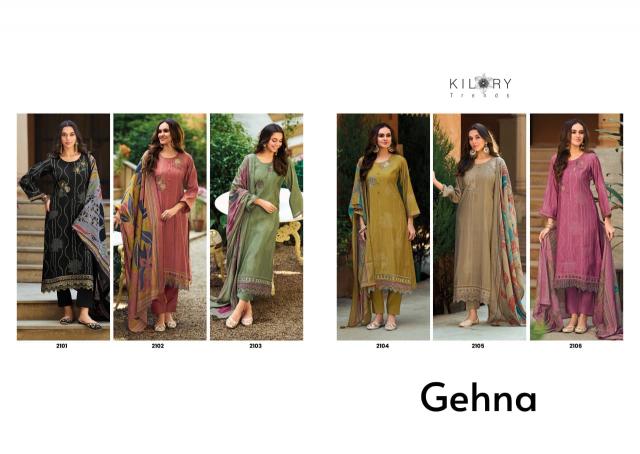 Kilory Gehna catalog salwar kameez materials wholesale