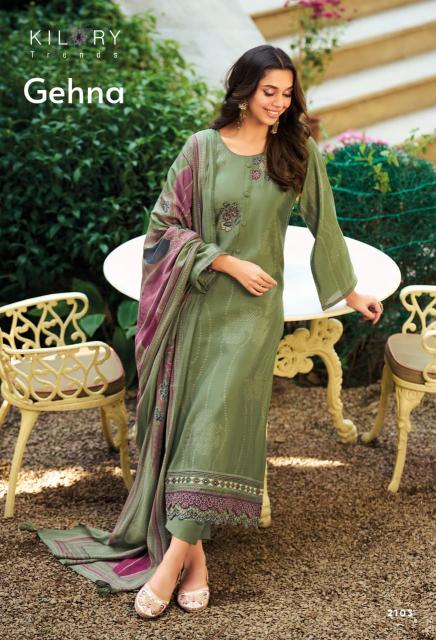 Kilory Gehna catalog salwar kameez materials wholesale