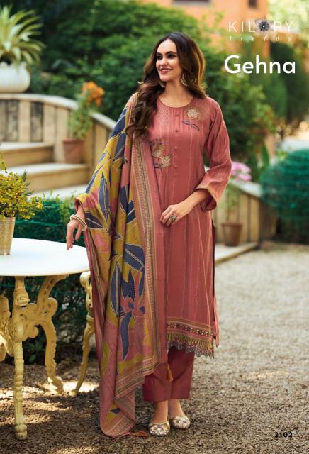 Kilory Gehna catalog salwar kameez materials wholesale