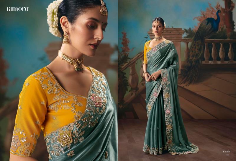 Kimora Kajal vol 18 catalog factory of sarees in surat