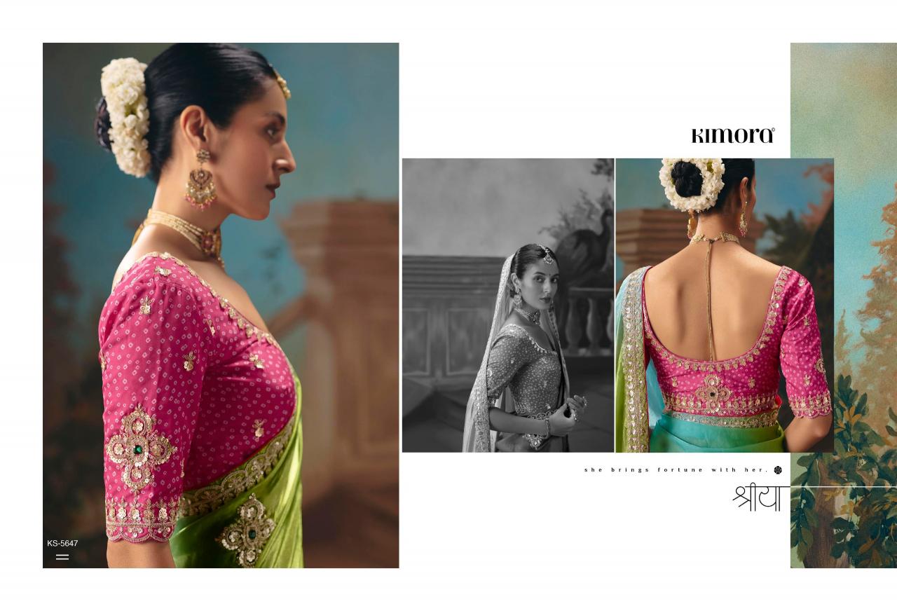 Kimora Kajal vol 18 catalog factory of sarees in surat