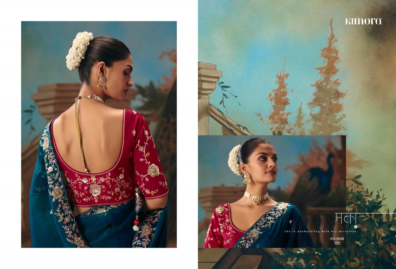 Kimora Kajal vol 18 catalog factory of sarees in surat