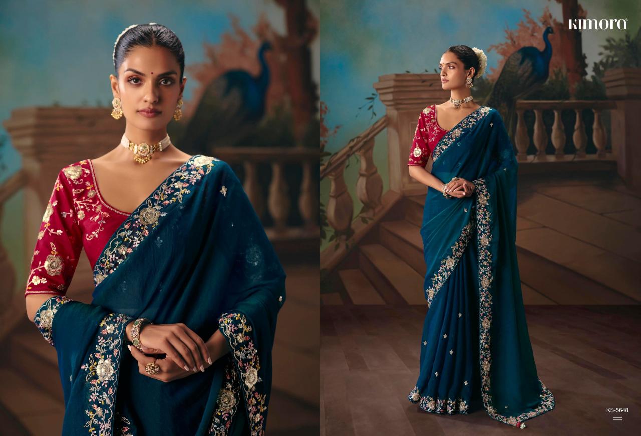 Kimora Kajal vol 18 catalog factory of sarees in surat