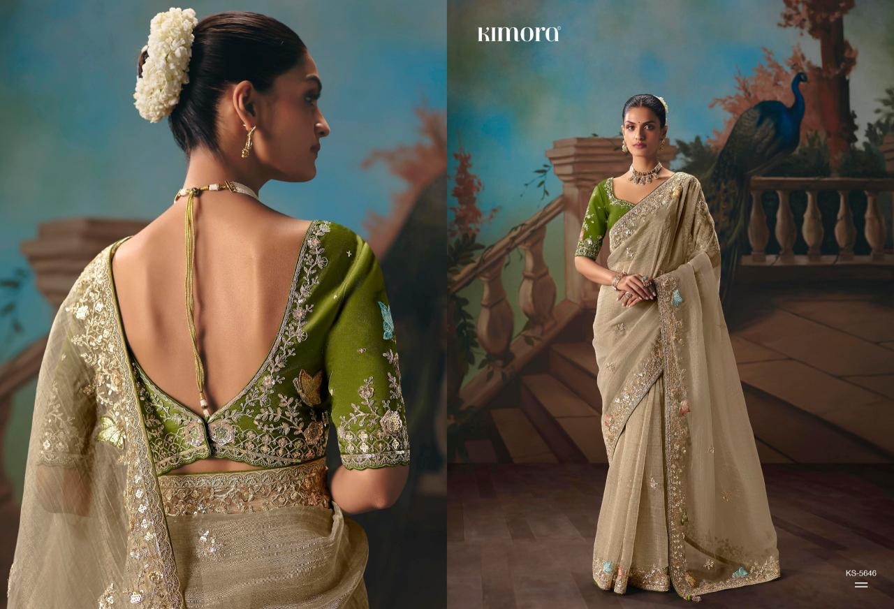 Kimora Kajal vol 18 catalog factory of sarees in surat