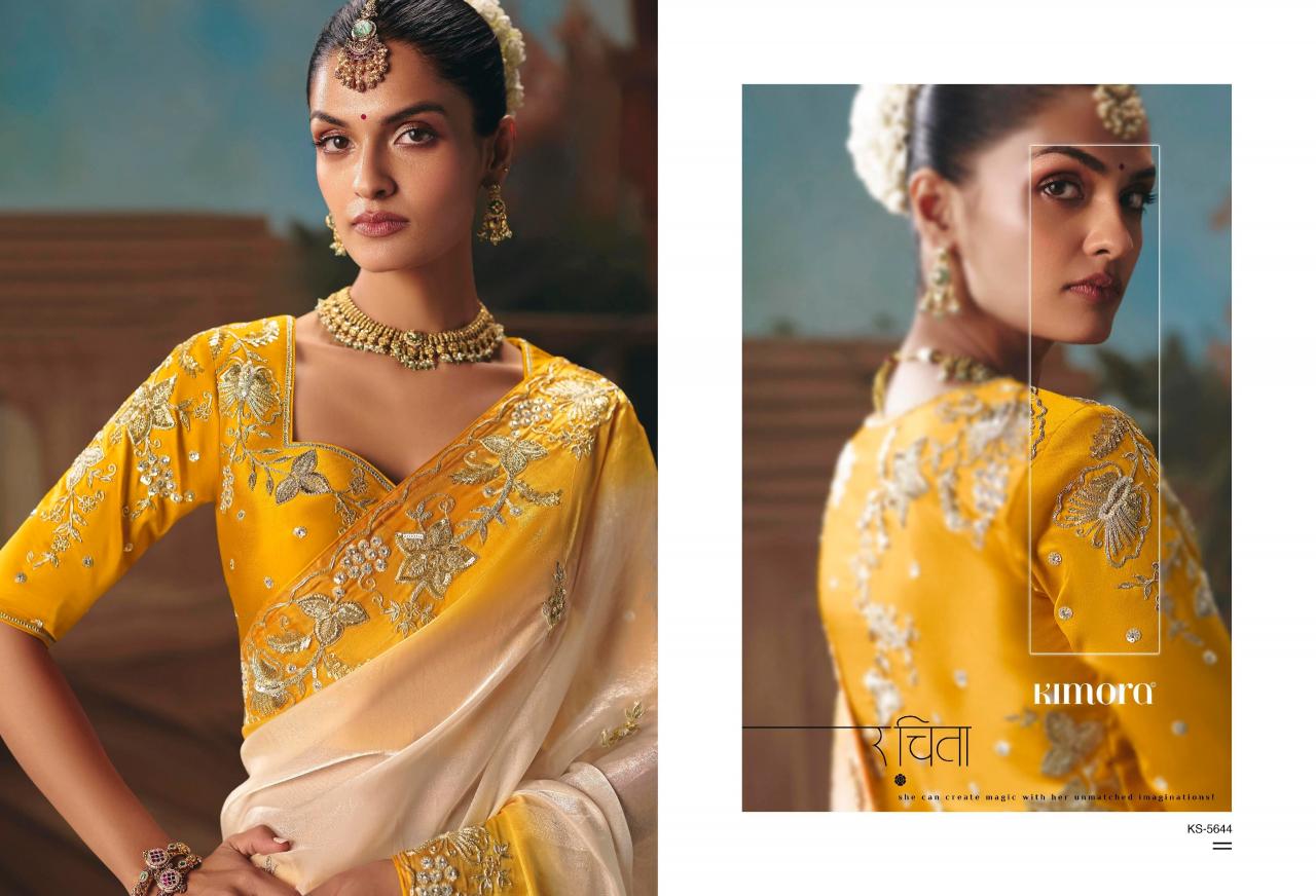 Kimora Kajal vol 18 catalog factory of sarees in surat