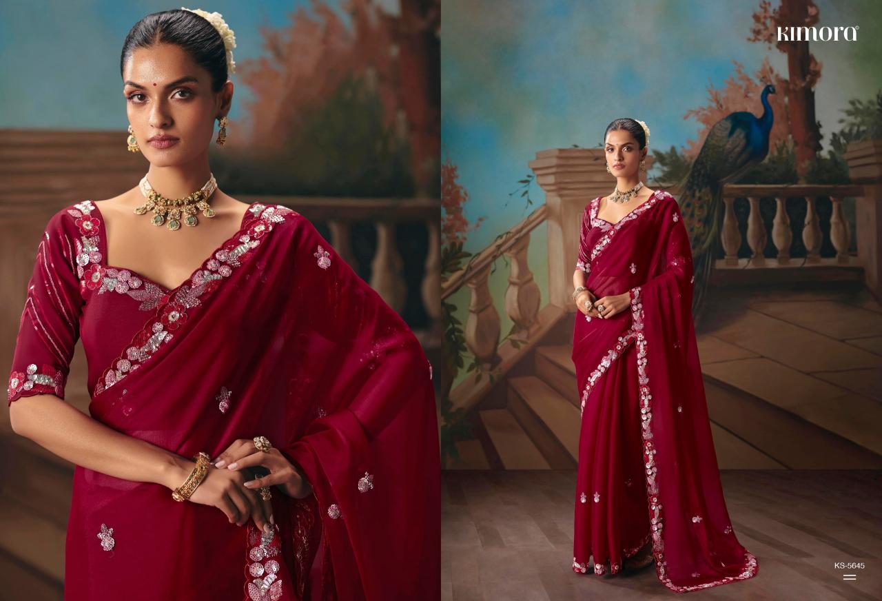 Kimora Kajal vol 18 catalog factory of sarees in surat