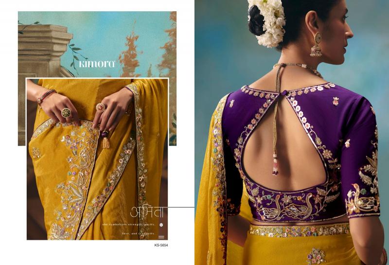Kimora Kajal vol 18 catalog factory of sarees in surat