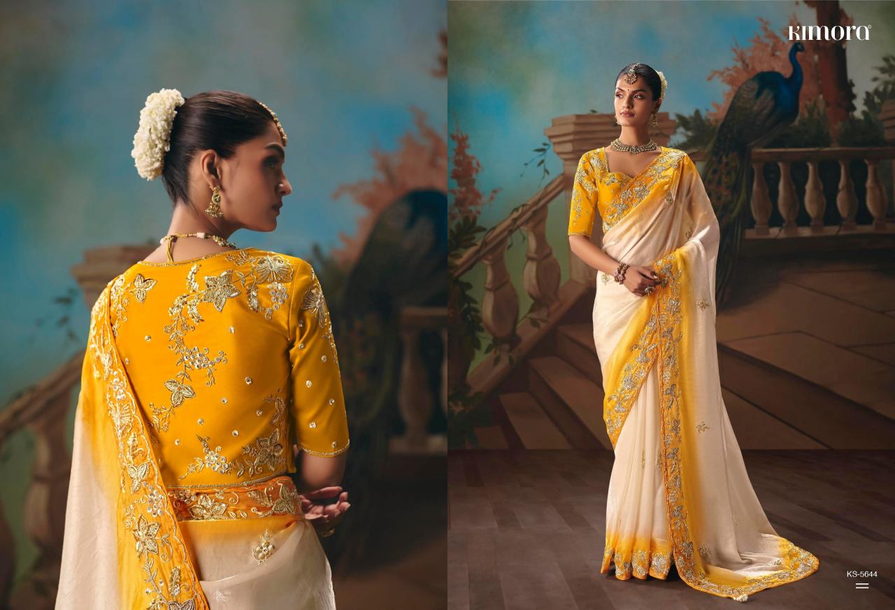 Kimora Kajal vol 18 catalog factory of sarees in surat