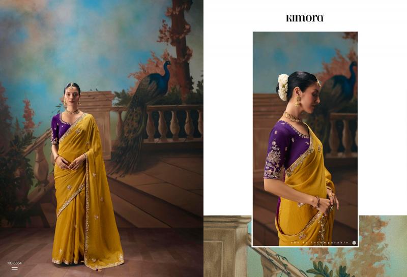 Kimora Kajal vol 18 catalog factory of sarees in surat