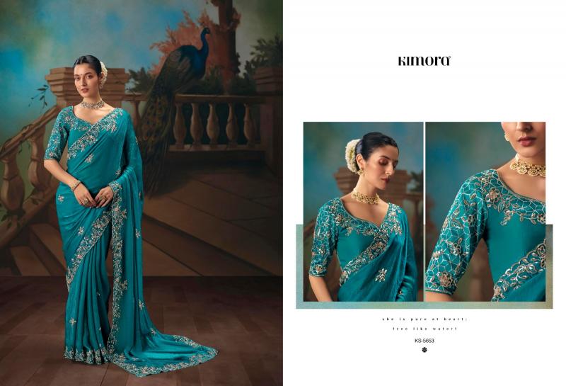 Kimora Kajal vol 18 catalog factory of sarees in surat