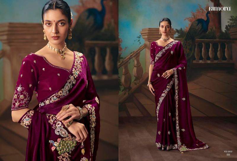 Kimora Kajal vol 18 catalog factory of sarees in surat