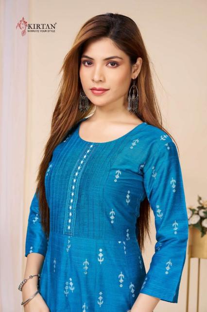 Kirtan Bunawat vol 3 catalog silik anarkali kurtis