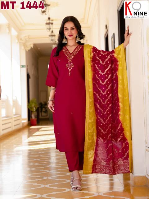 Kninie MT 1444 catalog kurtis wholesalers in ulhasnagar