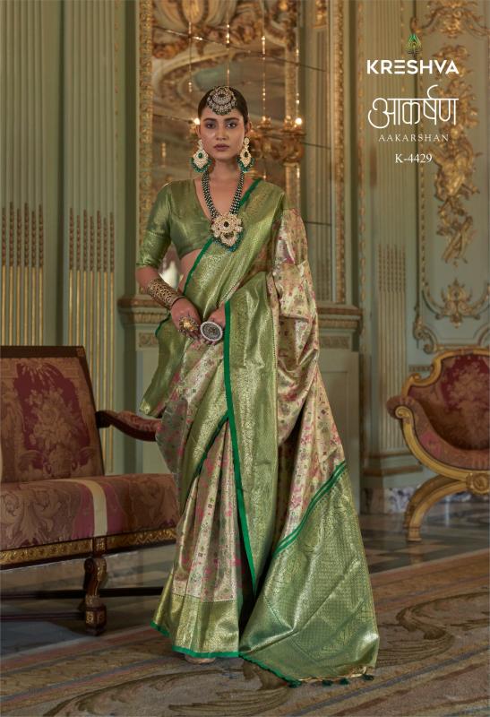 Kreshva Aakarshan catalog silk sarees surat online