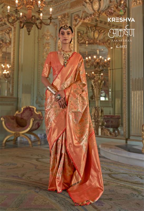 Kreshva Aakarshan catalog silk sarees surat online