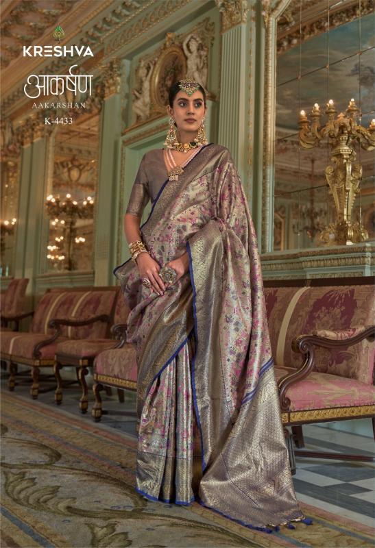 Kreshva Aakarshan catalog silk sarees surat online