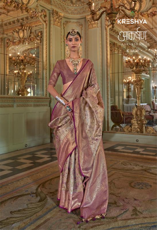Kreshva Aakarshan catalog silk sarees surat online