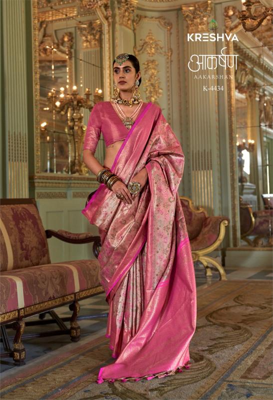 Kreshva Aakarshan catalog silk sarees surat online