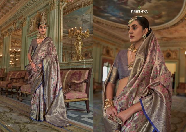 Kreshva Aakarshan catalog silk sarees surat online