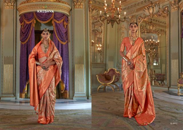Kreshva Aakarshan catalog silk sarees surat online