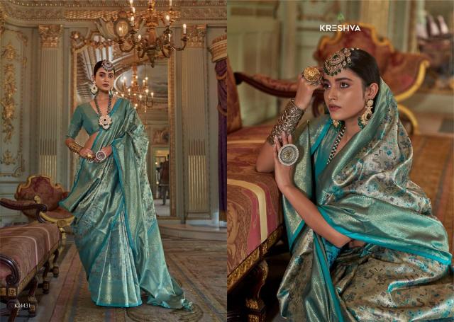 Kreshva Aakarshan catalog silk sarees surat online