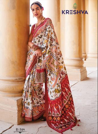 Kreshva All Time Hit Patola catalog fabdeal sarees surat gujarat 