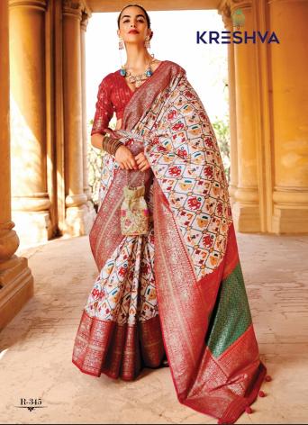 Kreshva All Time Hit Patola catalog fabdeal sarees surat gujarat 
